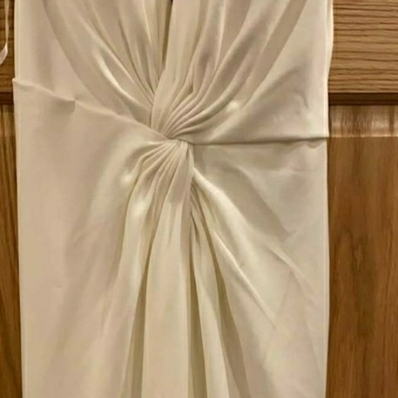 Jovani V-Neck Knotted Sleeveless Mermaid Gown - Picture 15 of 16